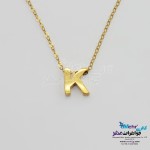 گردنبند طلا – طرح حروف لاتین