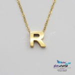 گردنبند طلا – طرح حروف لاتین