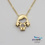 گردنبند طلا – طرح دختر بچه