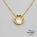 گردنبند طلا - طرح تاج