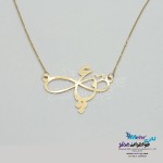 گردنبند شعر طلا - طرح عشق