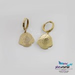 گوشواره گیره ای طلا - طرح گیسو