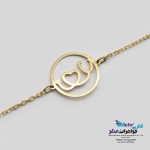 دستبند طلا - طرح گوشی پزشکی