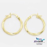 گوشواره گیره ای طلا - طرح دیوید یورمن