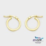 گوشواره گیره ای طلا - طرح ورساچه