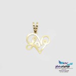 آویز طلا - طرح قلب