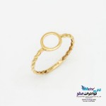 انگشتر طلا - طرح دایره