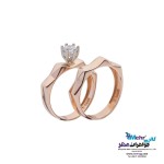 انگشتر طلا - طرح حلقه پشت حلقه