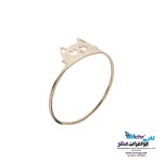 انگشتر طلا - طرح گربه
