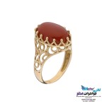 انگشتر طلا - طرح تاج