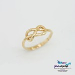 انگشتر طلا - طرح گره بی نهایت