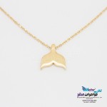 گردنبند طلا - طرح دم وال