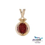 آویز طلا - طرح انار