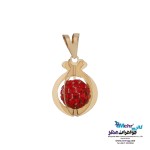 آویز طلا - طرح انار