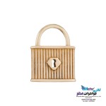آویز طلا - طرح قفل