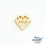آویز طلا - طرح الماس