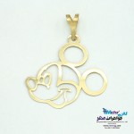 آویز طلا - طرح میکی موس