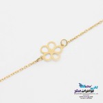 دستبند طلا - طرح شکوفه سیب