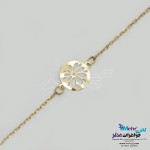 دستبند طلا - طرح گل