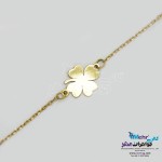 دستبند طلا - طرح شبدر