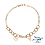 دستبند طلا - طرح قلب