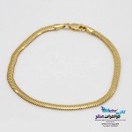 دستبند طلا - طرح تیغ ماهی