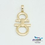 آویز طلا - طرح امگا