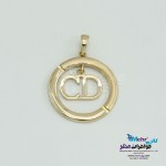 آویز طلا - طرح سی دی