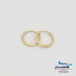 گوشواره طلا - طرح حلقه ای