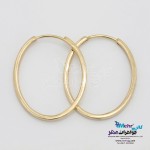 گوشواره طلا - طرح حلقه ای