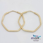 گوشواره طلا - طرح حلقه ای