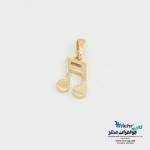 آویز طلا - طرح نت موسیقی