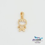 آویز طلا - طرح پسر بچه