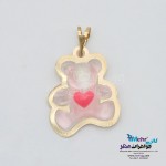 آویز طلا - طرح خرس