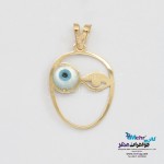 آویز طلا - طرح رخ