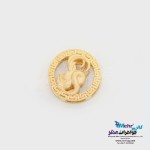 آویز طلا - طرح ماه تولد دی