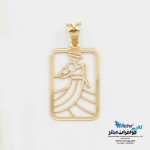آویز طلا - طرح بانو