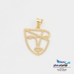 آویز طلا - طرح رخ
