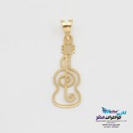 آویز طلا - طرح گیتار