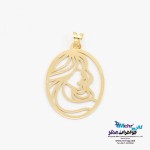 آویز طلا - طرح بانو
