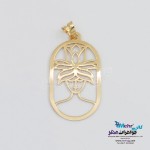 آویز طلا - طرح رخ