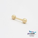 پیرسینگ طلا - طرح گوی دایره
