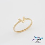 انگشتر طلا - طرح V