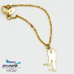 آویز ساعت طلا طرح عاشقانه