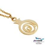 آویز ساعت طلا طرح انار