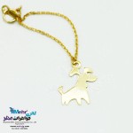آویز ساعت طلا طرح حیوانات