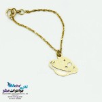 آویز ساعت طلا طرح سیاره زحل