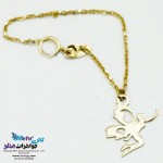 آویز ساعت طلا طرح فرشته