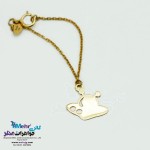 آویز ساعت طلا طرح سفینه فضایی