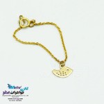 آویز ساعت طلا طرح ماهی